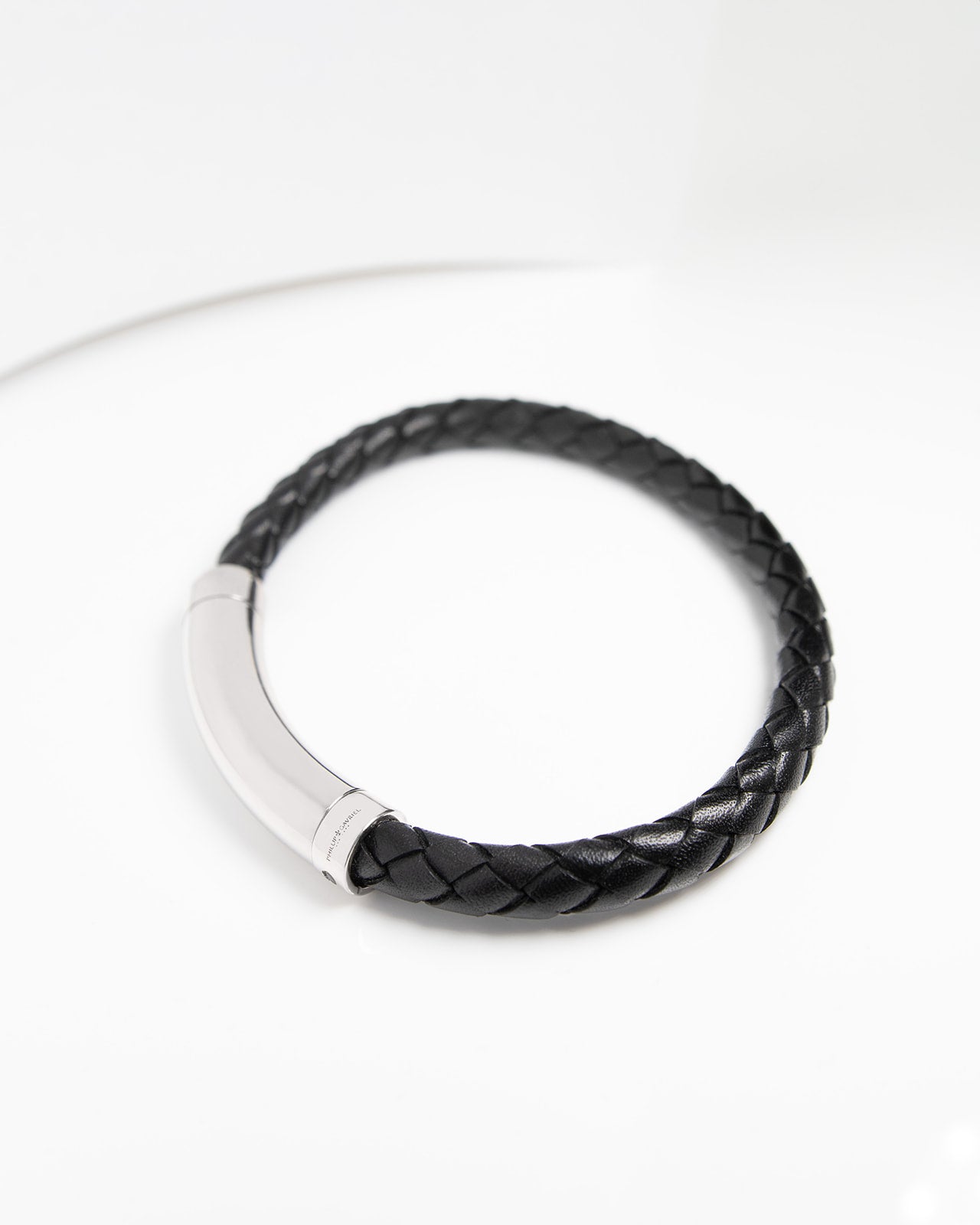Braided Leather Men's Magnetic Bracelet