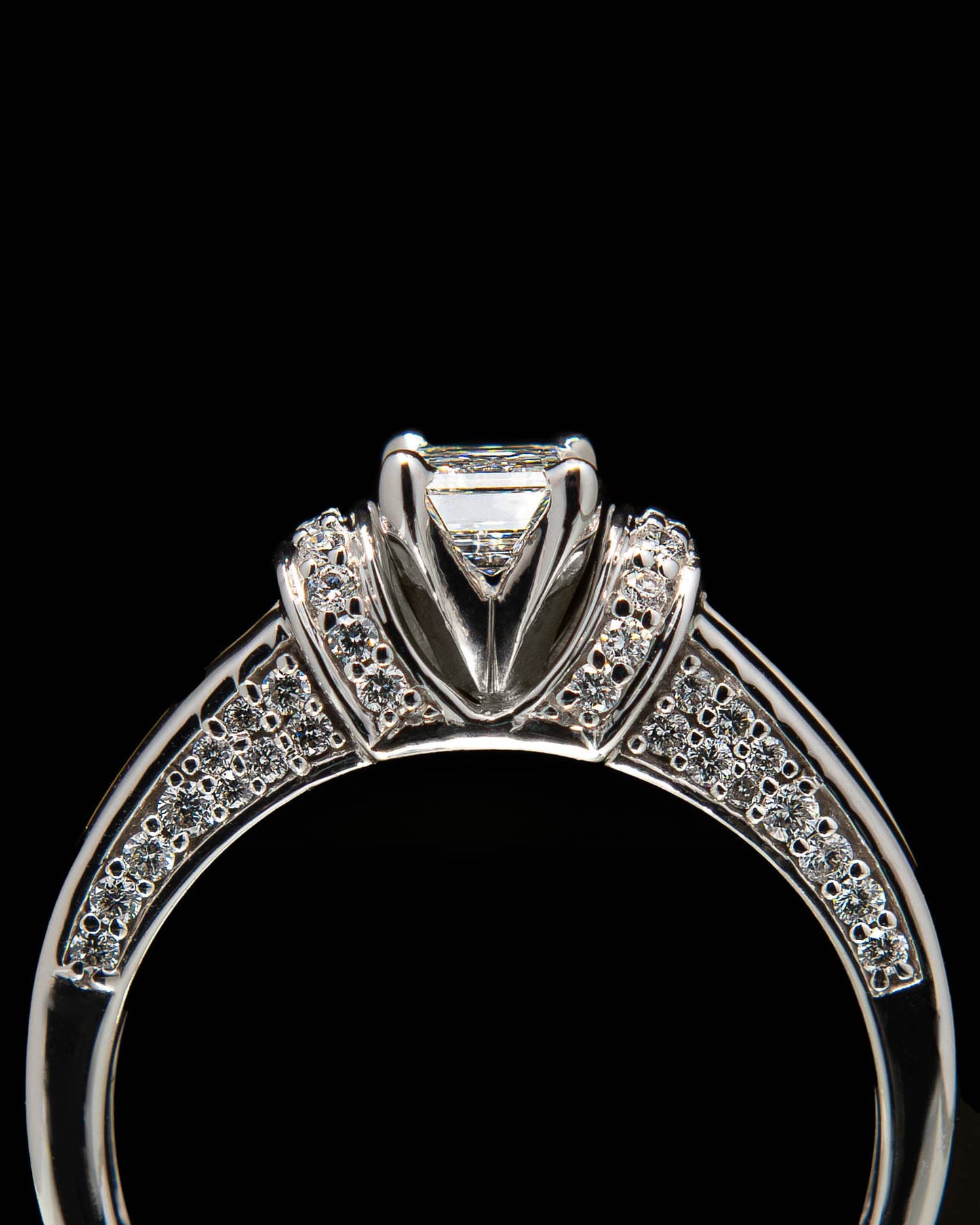 Diamond Embrace Diamond Ring in White Gold