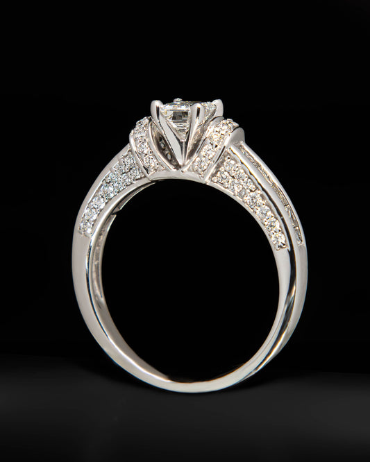 Diamond Embrace Diamond Ring in White Gold