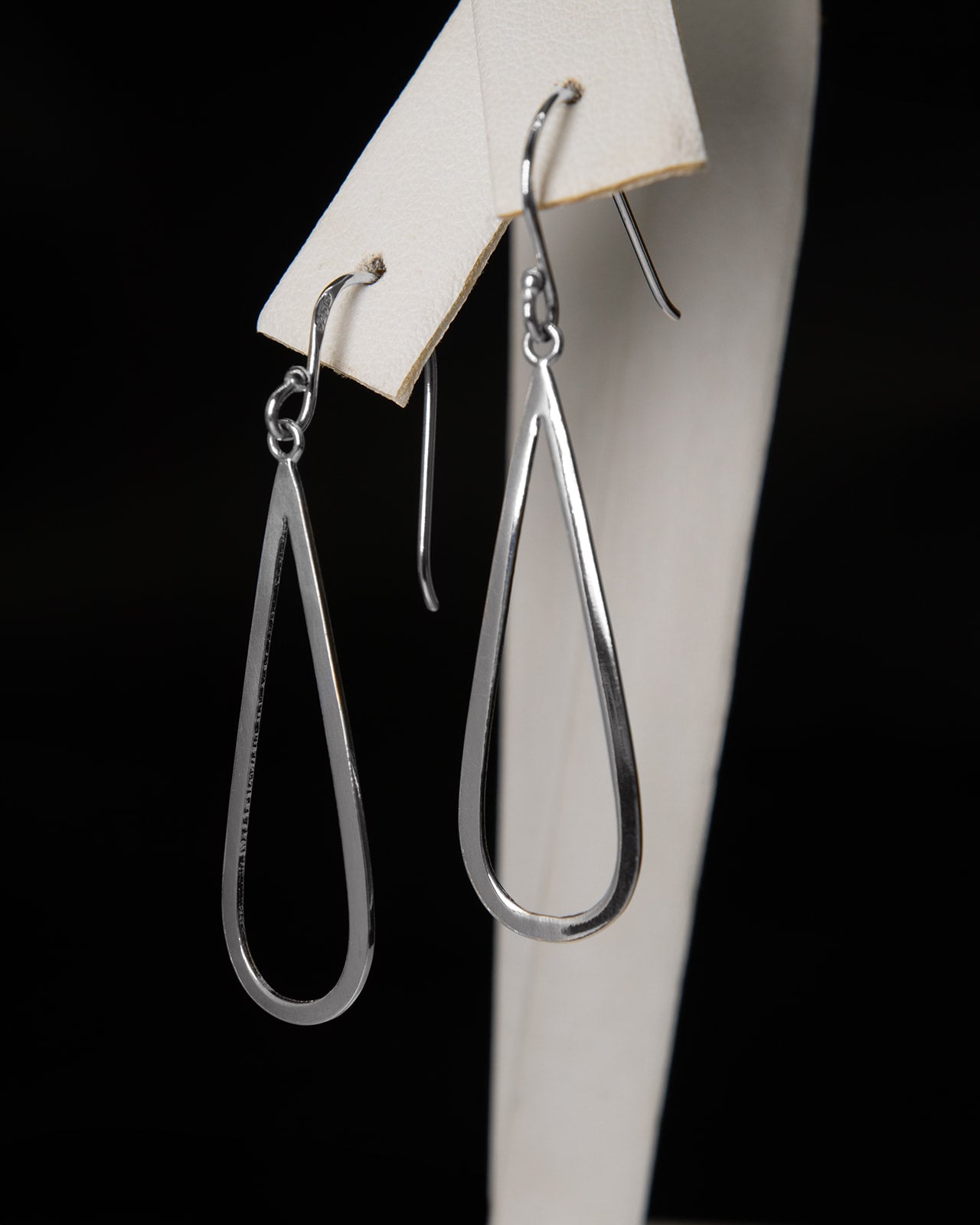 Long Tear Drop in Sterling Silver